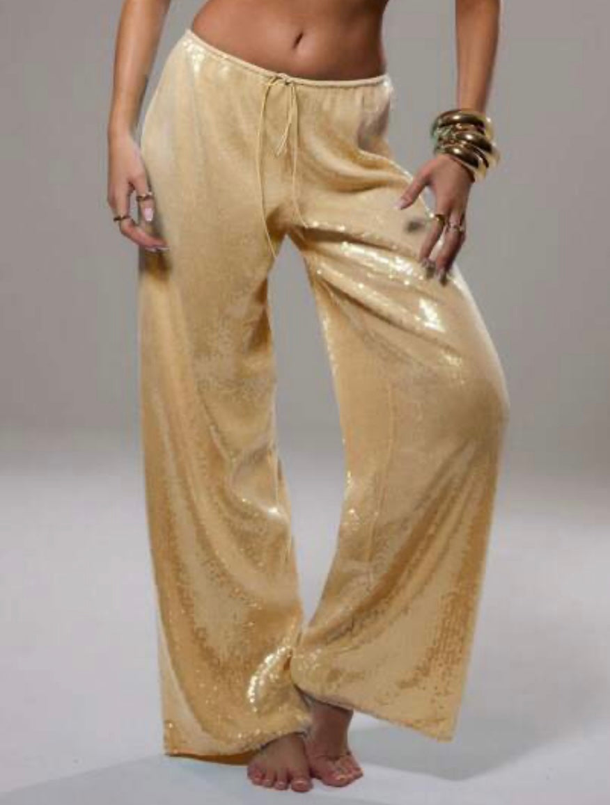 GLIMMER SEQUIN PANTS