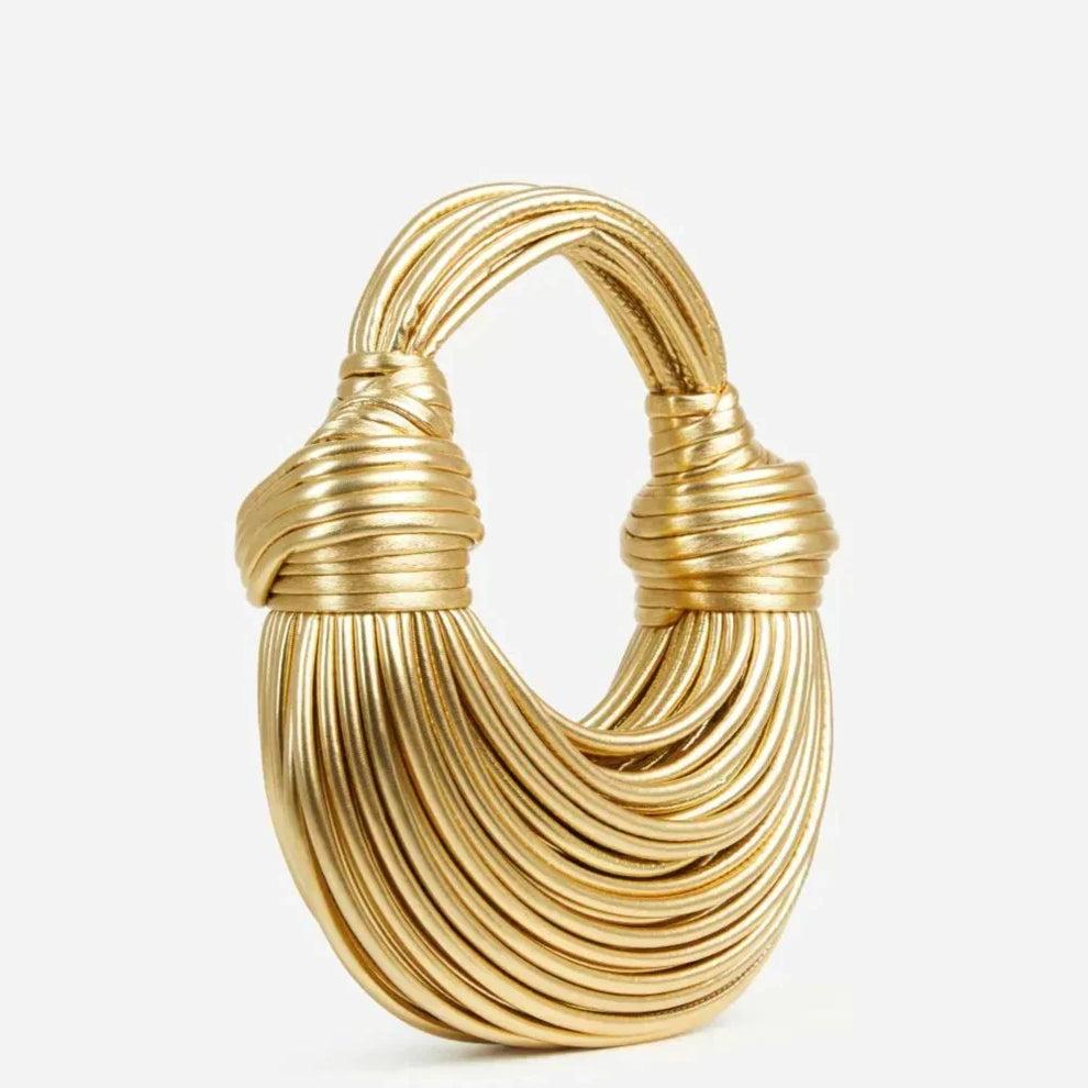 JODIE KNOT LEATHER TOTE BAG