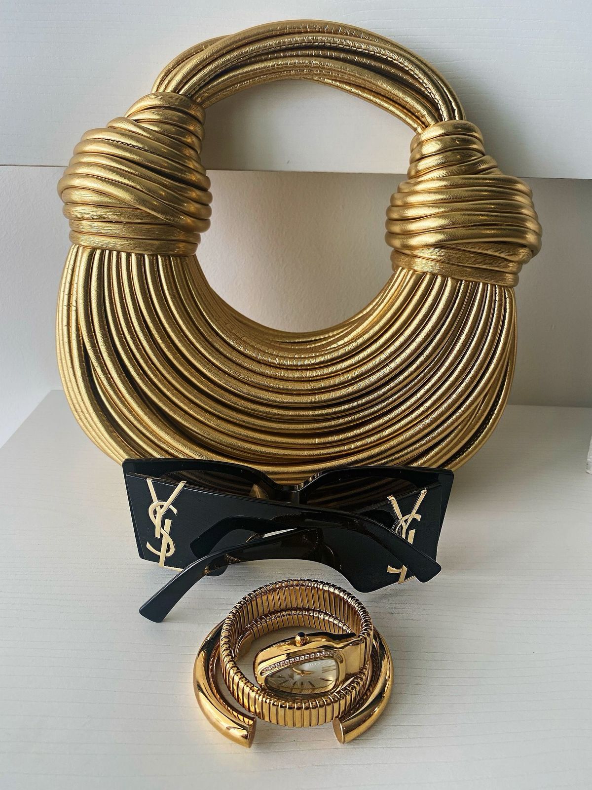 JODIE KNOT LEATHER TOTE BAG