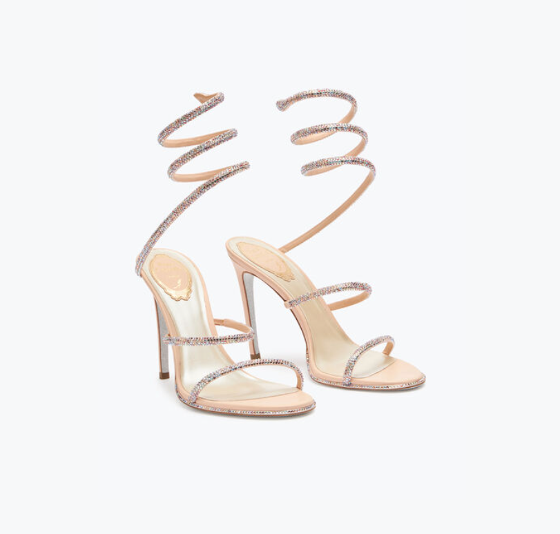 PINK CLEO HEELS