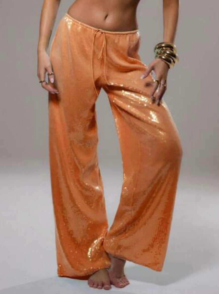 GLIMMER SEQUIN PANTS