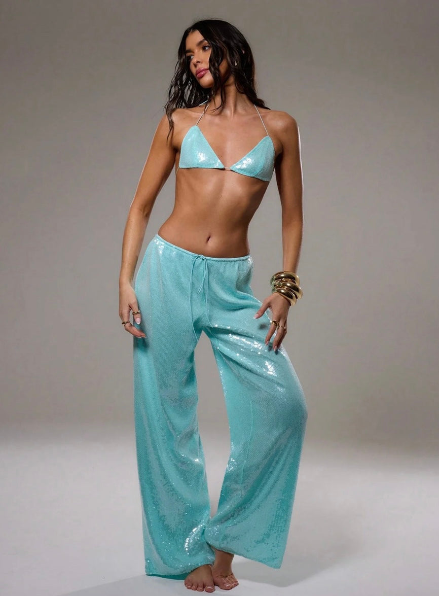 GLIMMER SEQUIN PANTS