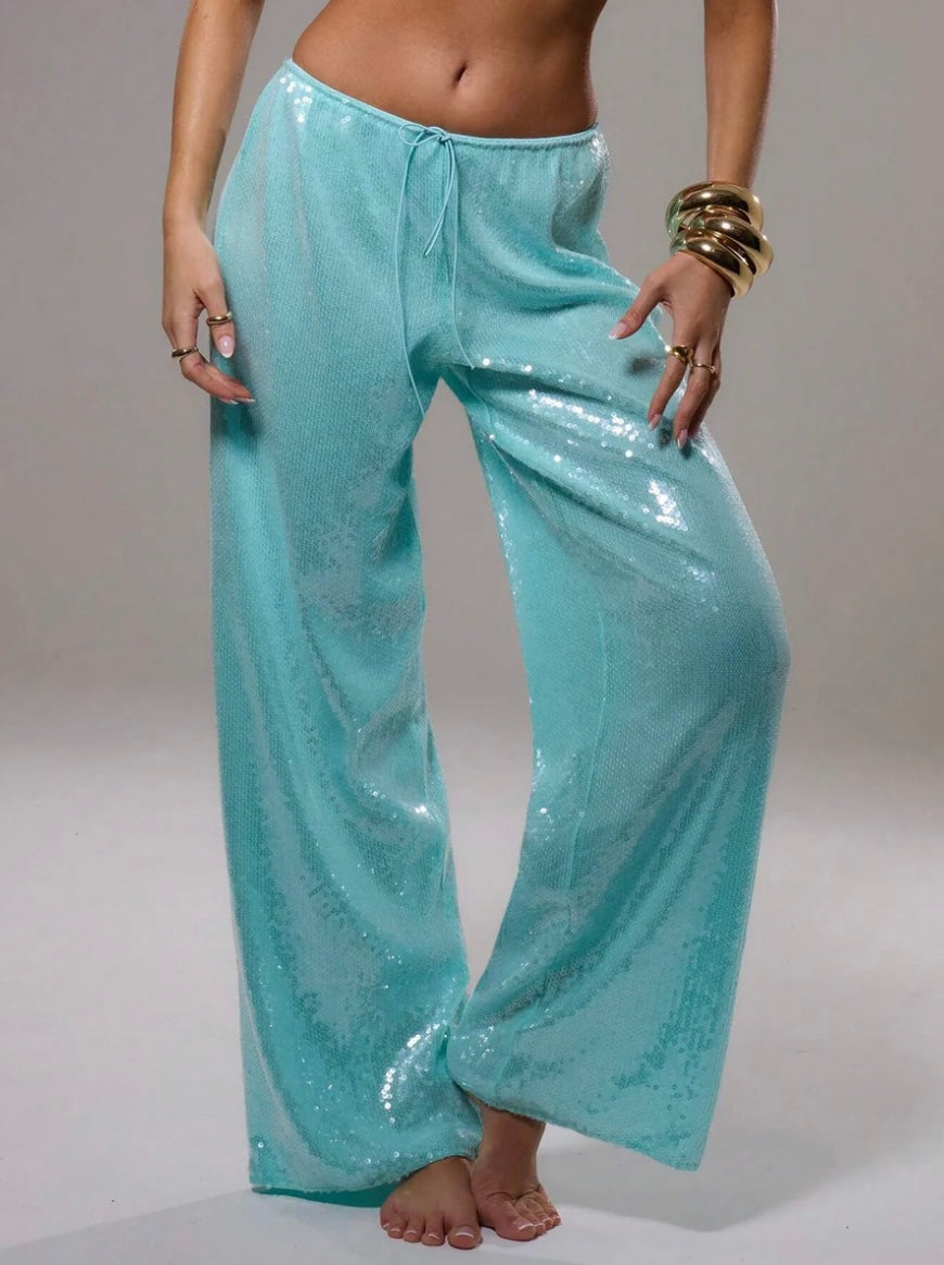 GLIMMER SEQUIN PANTS