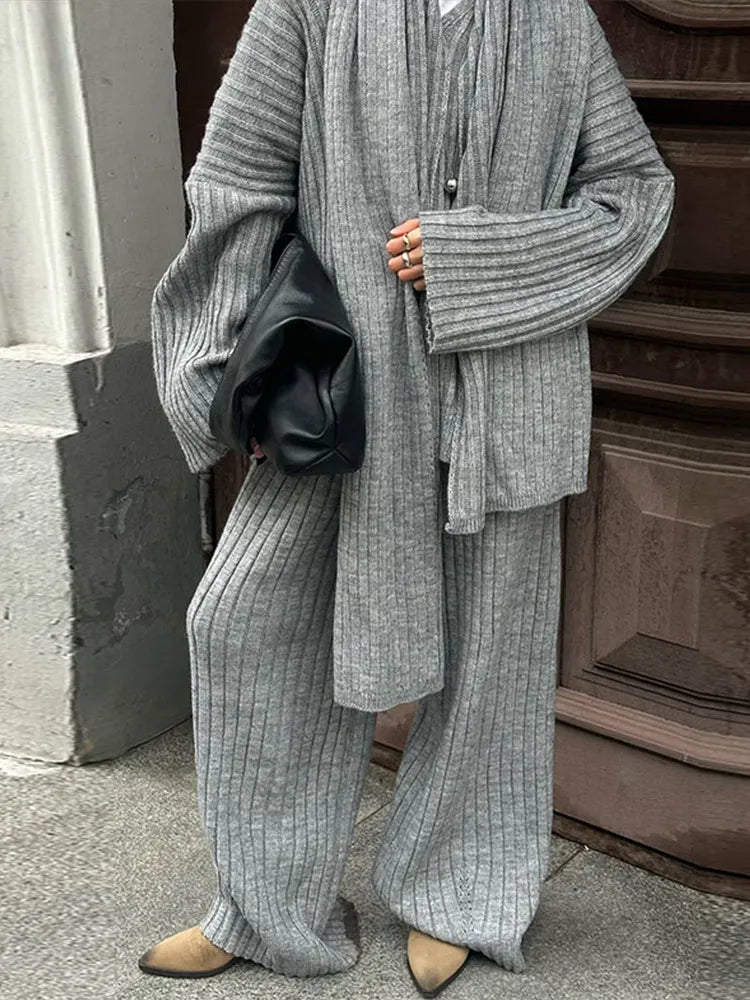 OVERSIZED KNITTED SET