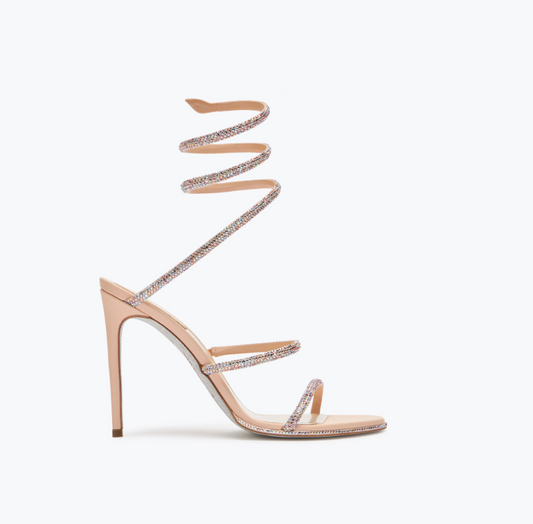 PINK CLEO HEELS