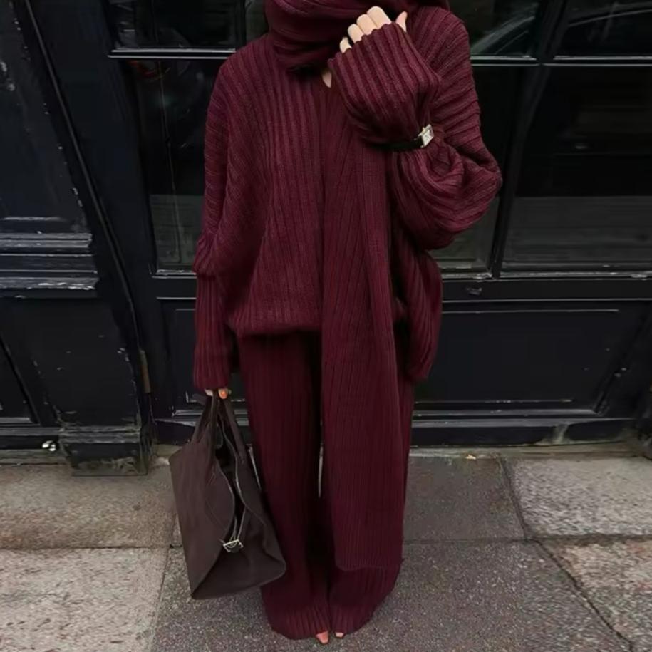 OVERSIZED KNITTED SET